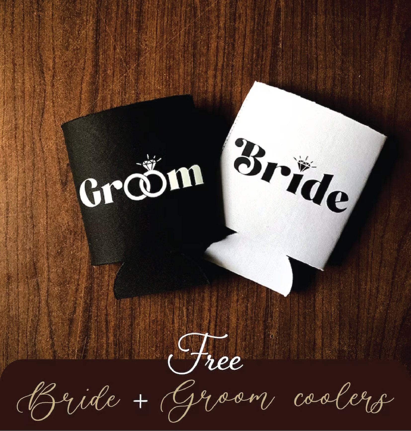 Mr & Mrs Baseball Caps - Bride And Groom Hats, Engagement & Newlywed Gift For Couples - View #5
