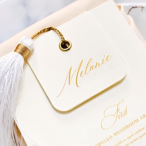 Personalizowane Złote Menu Na Wesele - Menu Drukowane Folią, Menu Weselne Dla Gości, Upominki Weselne, Dekoracje Stołu, Indywidualne Menu Weselne