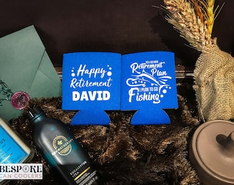 Enfriadores de latas para la jubilación - Enfriadores personalizados para la jubilación, soportes para cerveza de jubilación, regalo de jubilación, aislantes para bebidas
