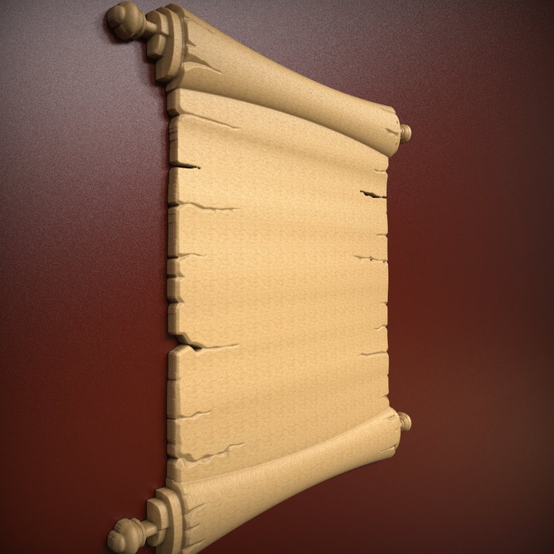 Scroll Frame, STL Relief File for CNC Router Carving, Engraving - Etsy