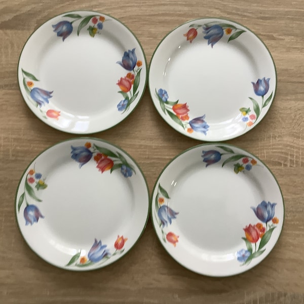 Corelle Fresh Cut Tulip Plate Etsy