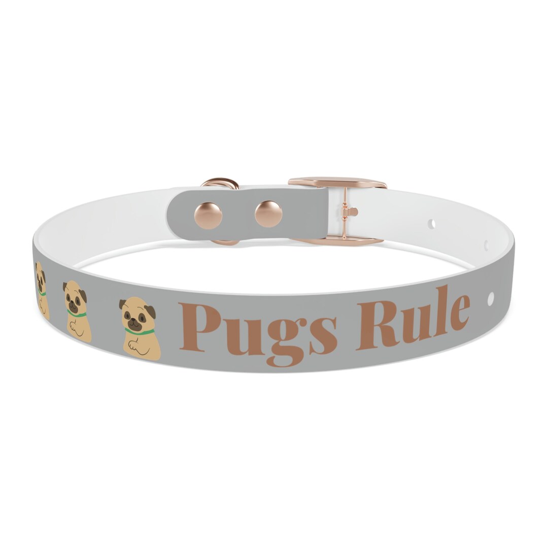 Dog Collar Pugs Pug Collar Pet Collar Etsy