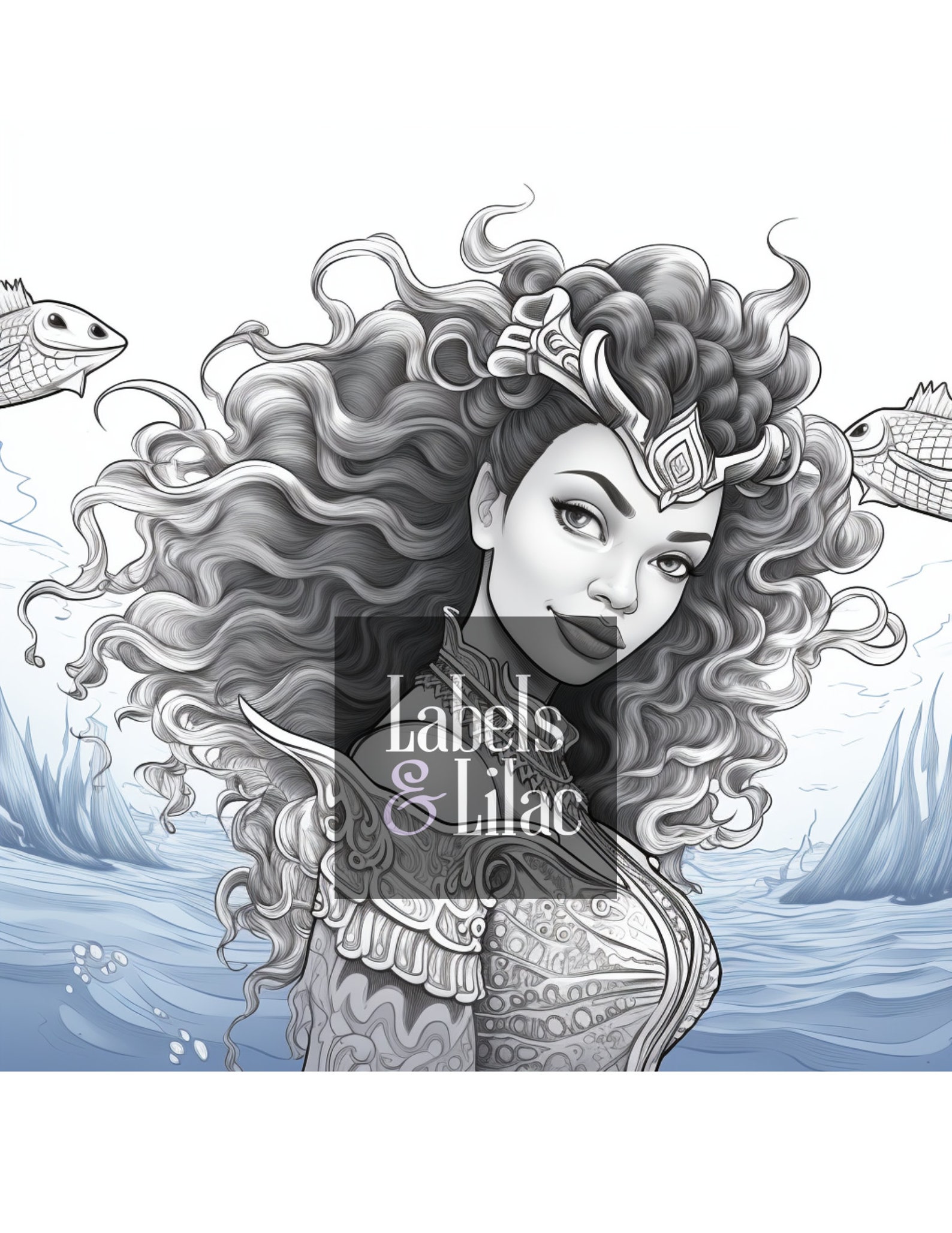 10 African Queen Coloring Pages PNG Files Etsy