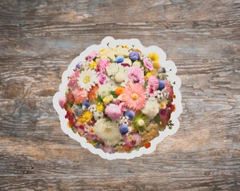 Beautiful Flower Matte Sticker