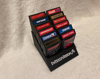 Intellivision Cartridge/Overlay Holders (Customizable)