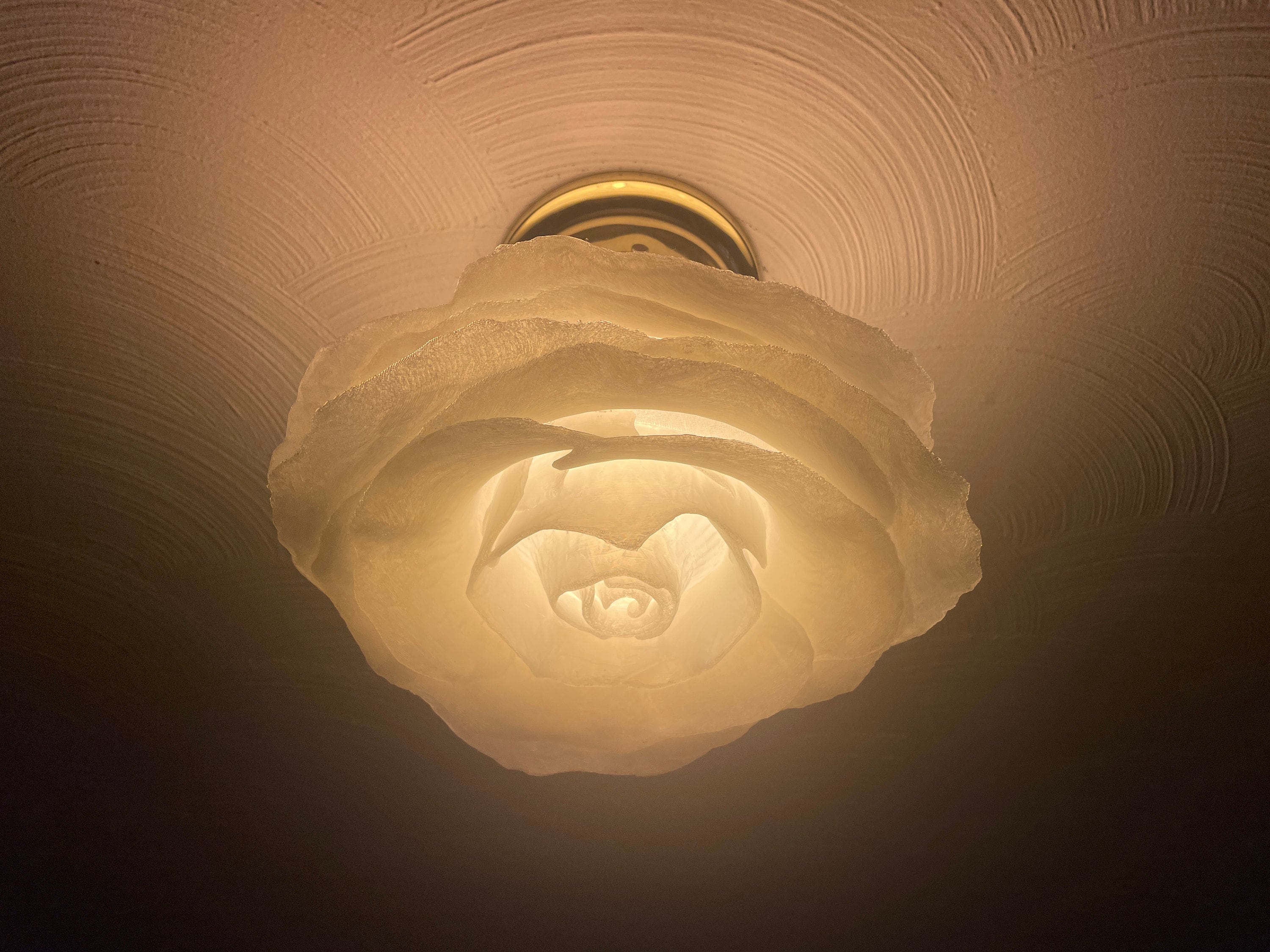 Rose Flower Ceiling Light Cover