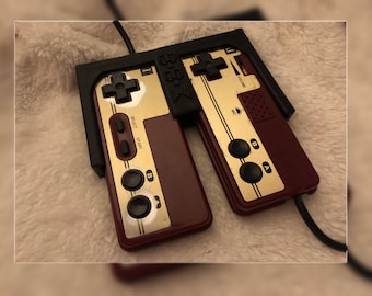 Famicom Controller Coupler (Crazy Climber, Smash T.V. and more!)