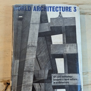 World Architecture 3 by John Donat Studio Vista, 1966, Hardcover Blue Book