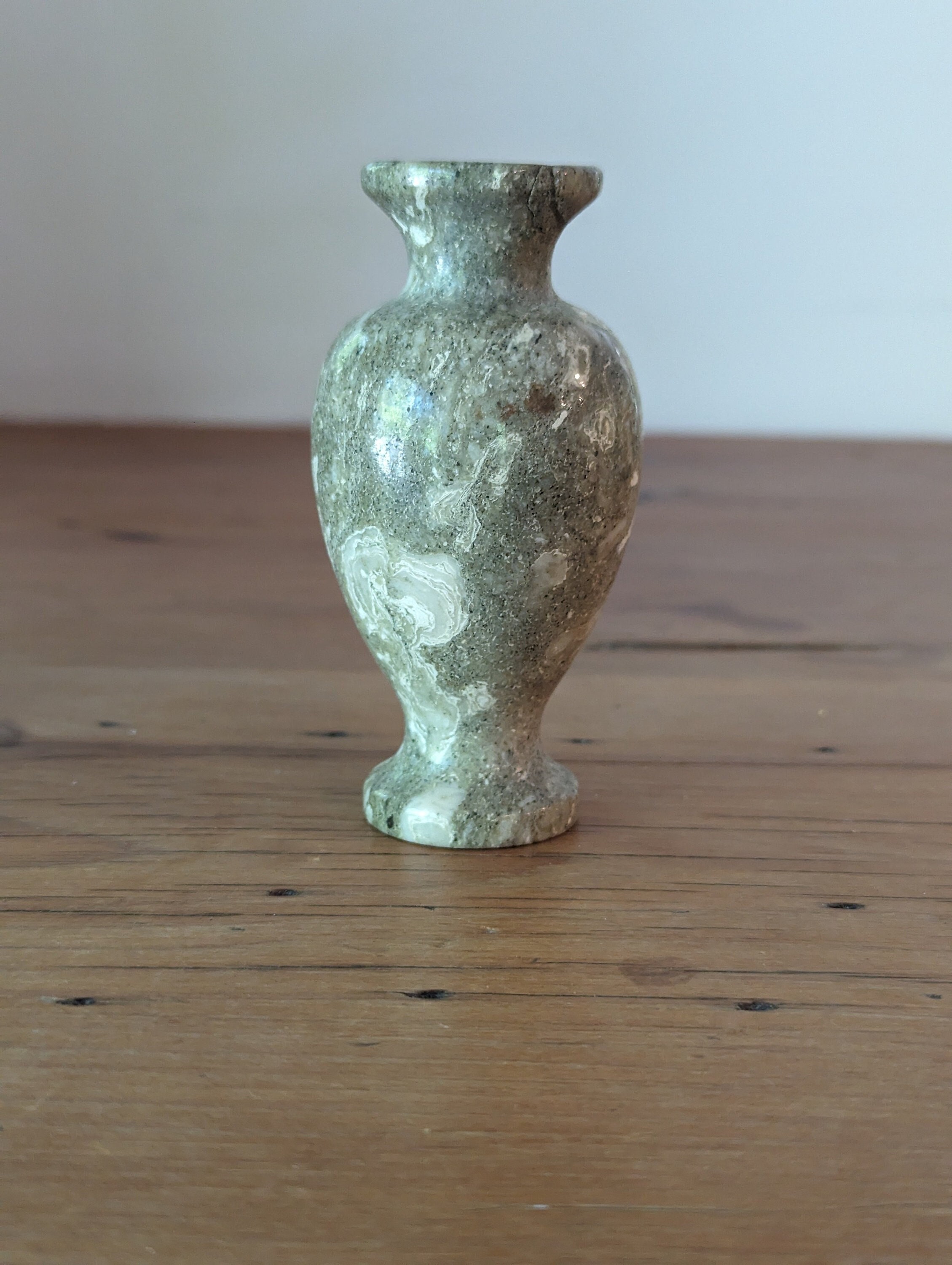 未使用 化石入りフォッシルストーン花瓶 天然石 Fossil Stone Vase - Etsy