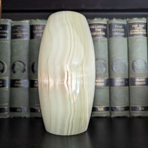 Vintage Onyx Natural Stone Marble Vase, Natural Stone Decor,  Minimalist Stone Vase Decor, Modern Decor