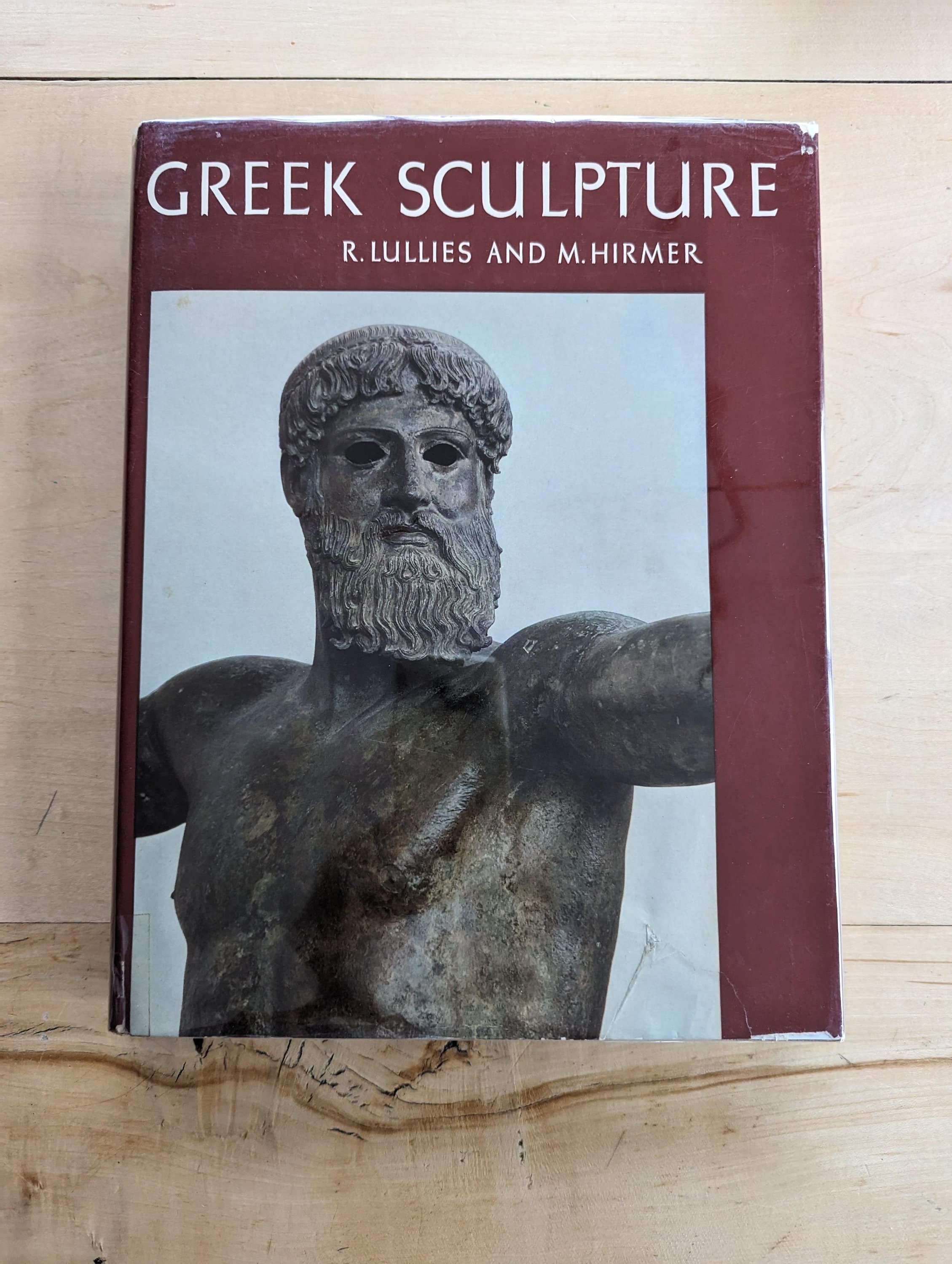 Vintage Art Sculpture Book Lullies & Hirmer Greek Sculpture, 1st