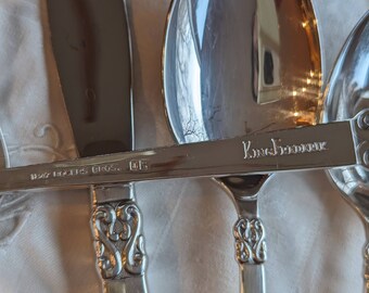 Rogers Bros Silverware 53 Pieces King Frederick Royal Empress 1969