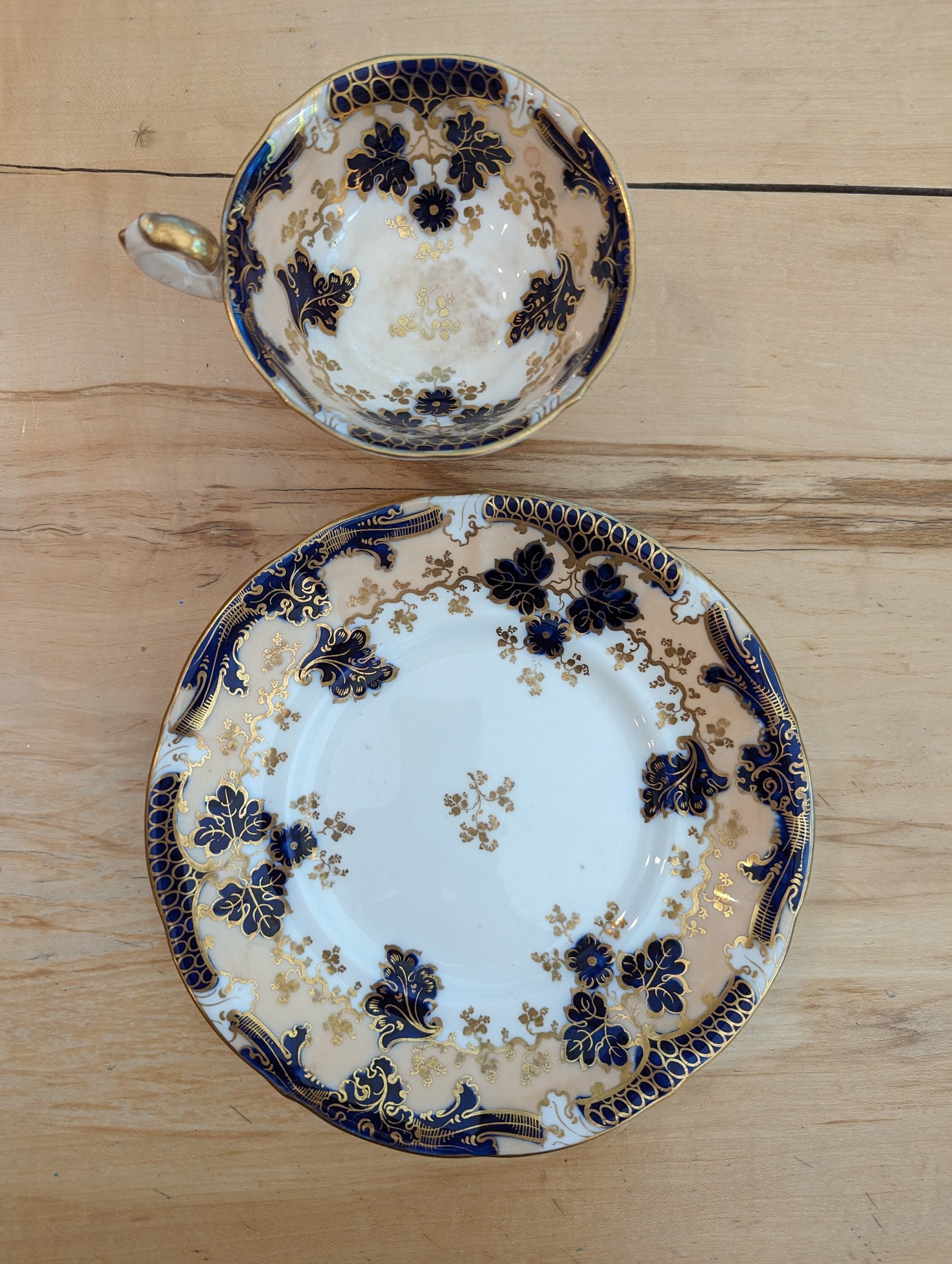 Antique Early 19th Century English Rockingham Fine Porcelain Hand