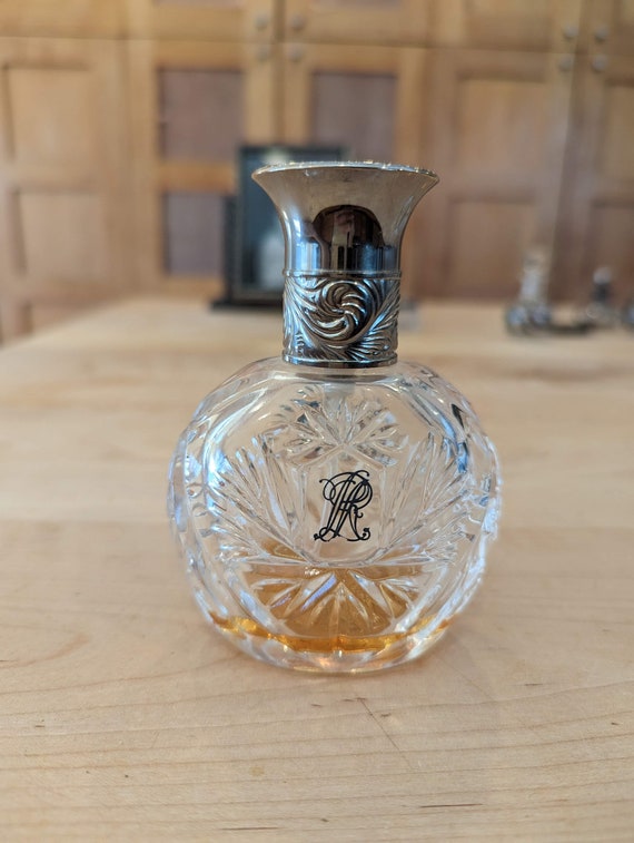 1990 Ralph Lauren safari Eau De Parfum Spray Bottle, Paris, Cut Glass  Perfume Bottle, Vanity Collectible Vintage Perfume Bottle, 