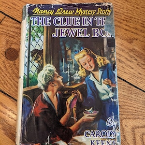 1943 Nancy Drew Book #20 Clue in the Jewel Box By Caroly Keene, Grosset and Dunlap