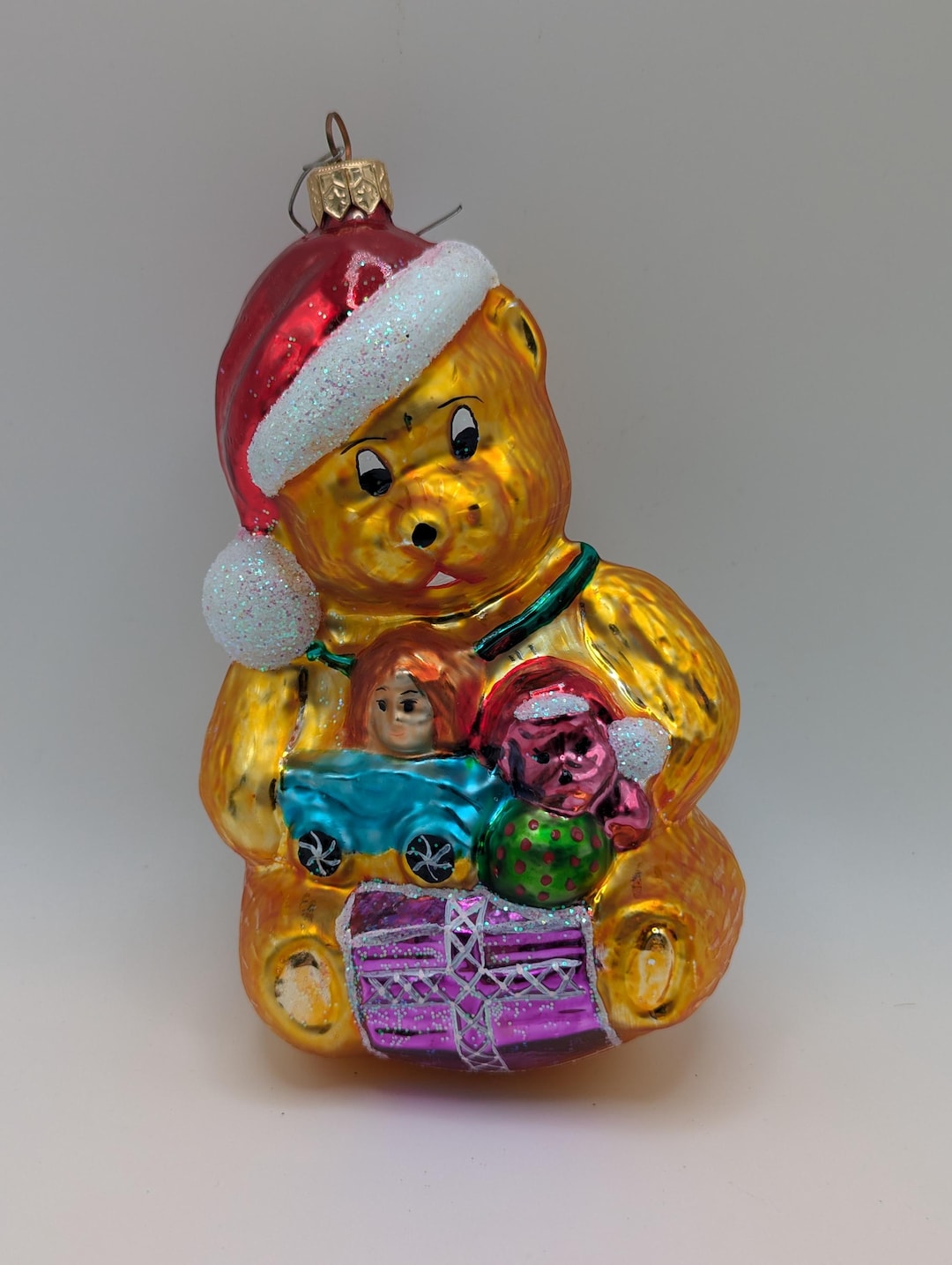 Radko Golden Rood Christopher Radko GOLDEN BEAR Glass 6