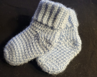 Crochet Baby Socks