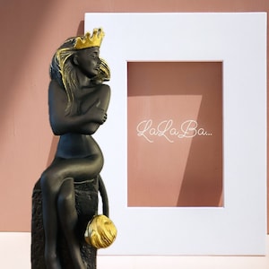 Lion Statue-Lion Woman Figurine- Woman Statue-Astrology Figurine-Lion Astrology Statue,Lion Horoscope Art Sculpture, Mom Gift-Zodiac figures