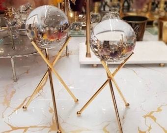 Boule de cristal miniature Diseuse de bonne aventure Boule de verre Maison  de poupée Décoration mystique Boule de cristal Mini Petit -  France
