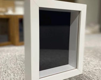 Deep Shadow Box Frame 15x20 cm: Keepsake Display, Real Glass Front