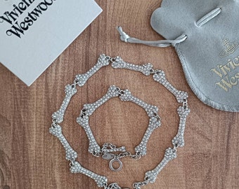 Vivienne westwood shop skeleton bracelet