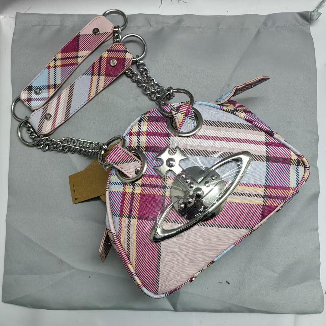 Vivienne Westwood Plaid Purse - Etsy