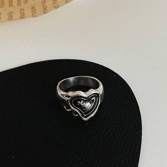 vivienne westwood seal ring ,nana anime armour ring ,… Gem