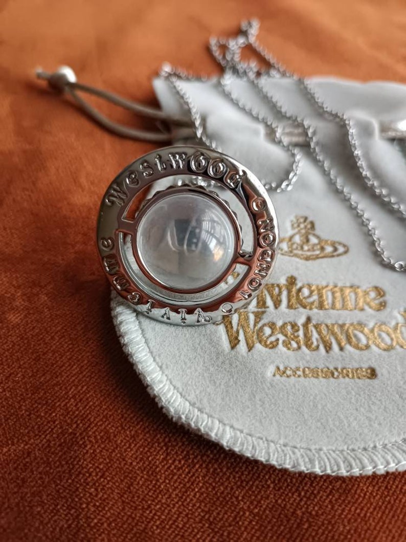 Vivienne Westwood Silver Orb Necklace With Dustbag - Etsy