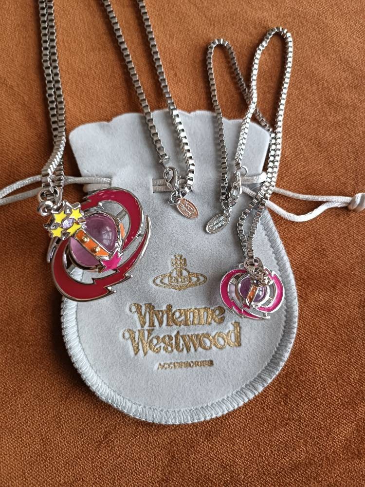 Nana anime orb 3d star pink necklace vivienne westwood - Etsy 日本