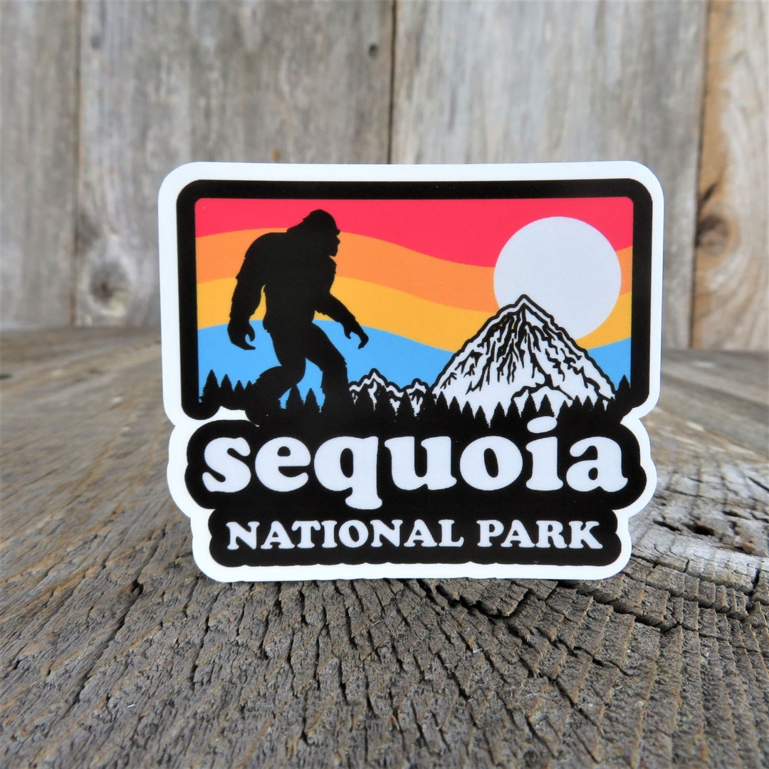 Sequoa Natonal Park Stcker - Waterproof Vnyl Decal for Car Bumper