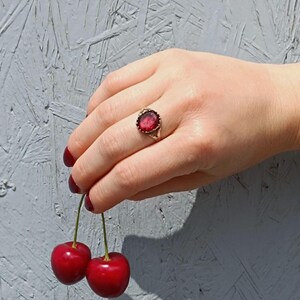 Ein witchy antiker georgianischer Paste Ring image 10