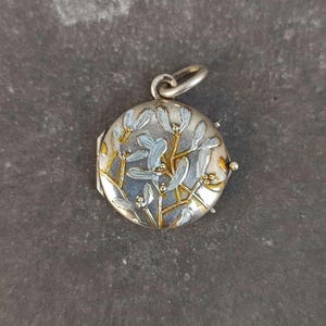 A small Antique Silver Misteltoe Locket