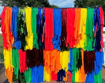 Custom Fringe Wall Backdrop