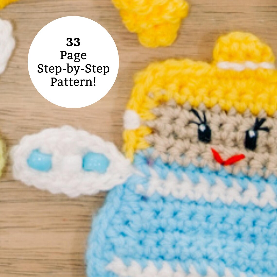 Princess Fidget Toy Crochet Pattern Calming Marble Maze, Fun Way to ...