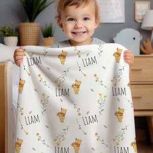 Winnie the pooh receiving blankets outlet