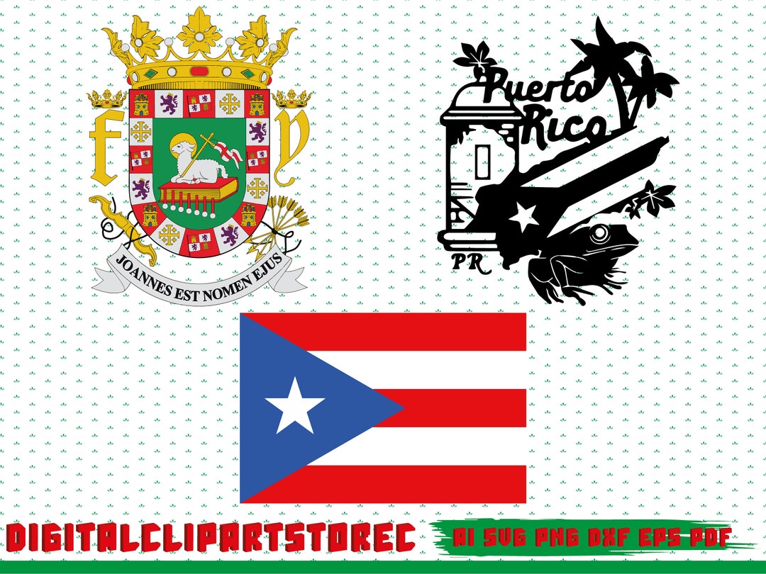Puerto Rico Svg, Puerto Rico Flag, Puerto Rico Clipart, Puerto Rico Png