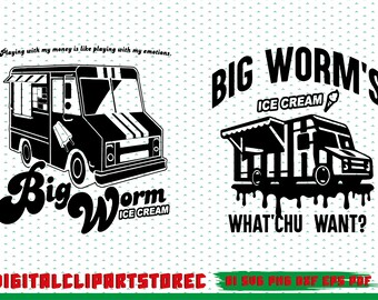 Big Worm SVG, Mens Rapper Shirt, Deebo's, Friday Movie, Ice Cream Svg, Friday Svg, Big Worm, Ice Cube, Bike Shirt, West Coast, 90s Hip Hop