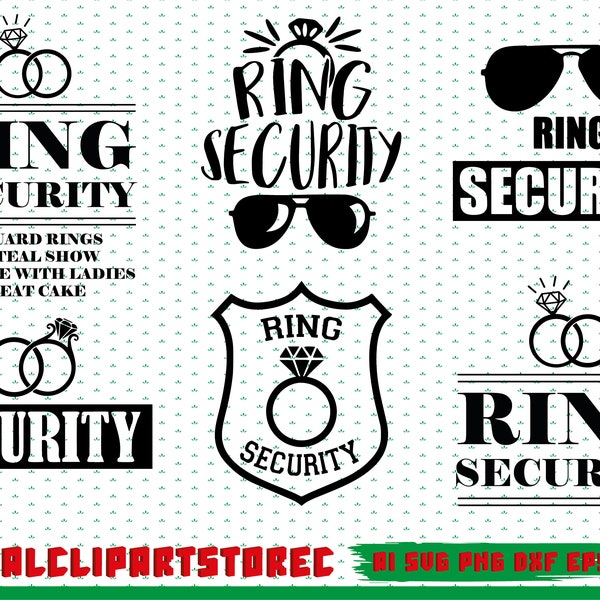 Ring Security Svg, Wedding Svg, Wedding Party Svg, Ring Bearer Pin Svg, Ring Bearer Svg, Ring Security Png, Mr. and Mrs. Svg, Bride, Groom