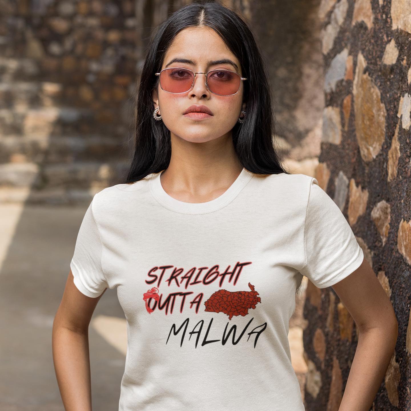 Straight Outta Malwa T-Shirt | Punjabi T-shirt | Desi Streetwear Shirt |Punjab Region Design | Gift for Him/Her | Unisex Malwa T-Shirt