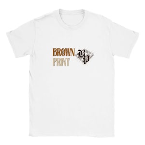 Brown Print T-Shirt | Designed Front and Back | Desi Streetwear | Indian & Punjabi Fashion | Unisex Urban Apparel | Gifts for him/her