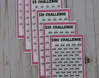 Diamond Bundle Savings Challenge | for A6 Cash Envelopes | Printable | Fits A6 Budget Binder | Cash Envelopes | Budget Binder Inserts