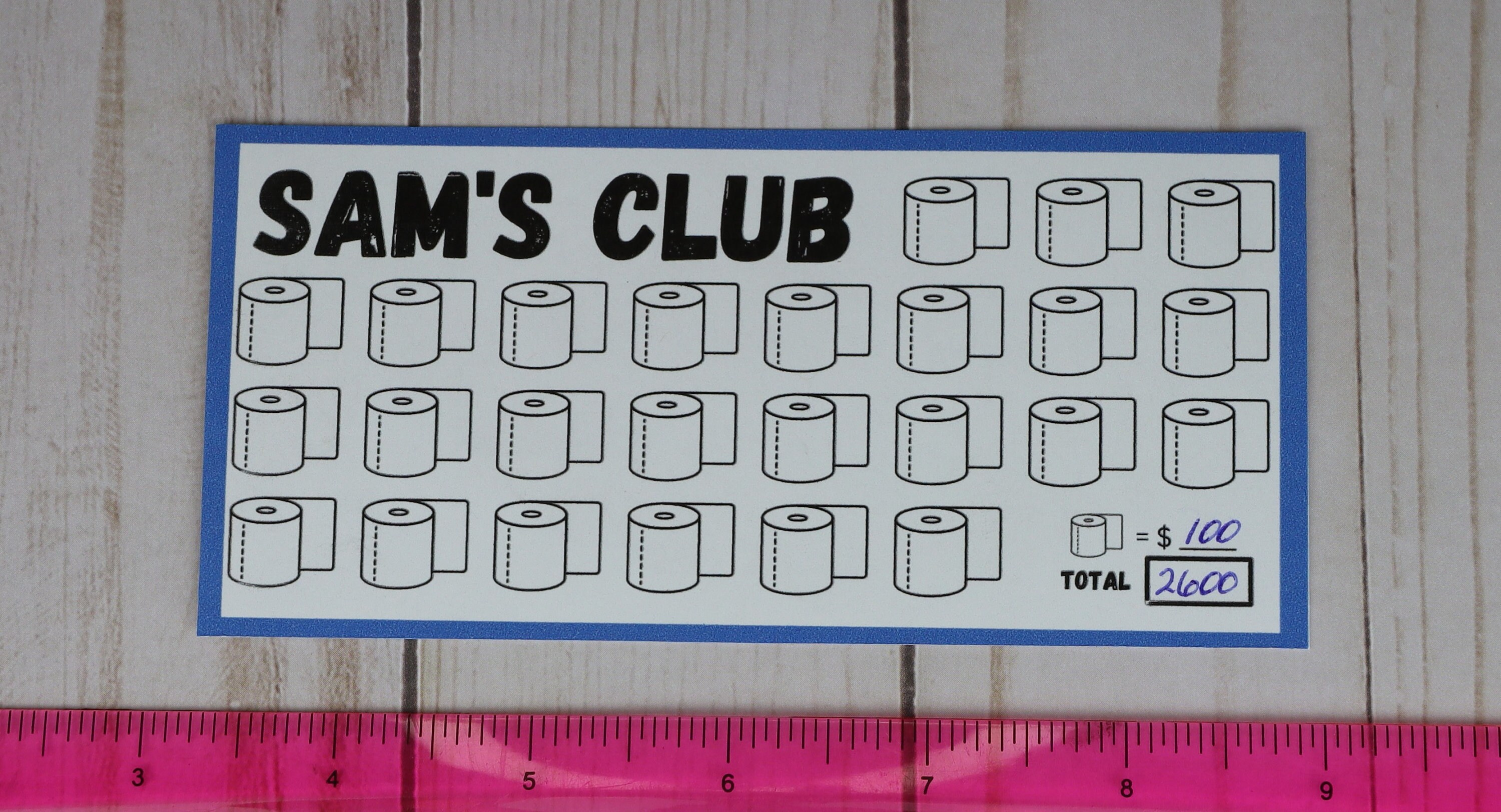 Sam's Club | Savings Challenge for A6 Cash Envelopes | Printable | Fits ...