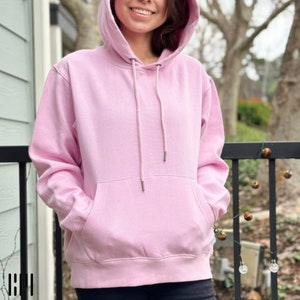 Large Pink Hoodie - Etsy