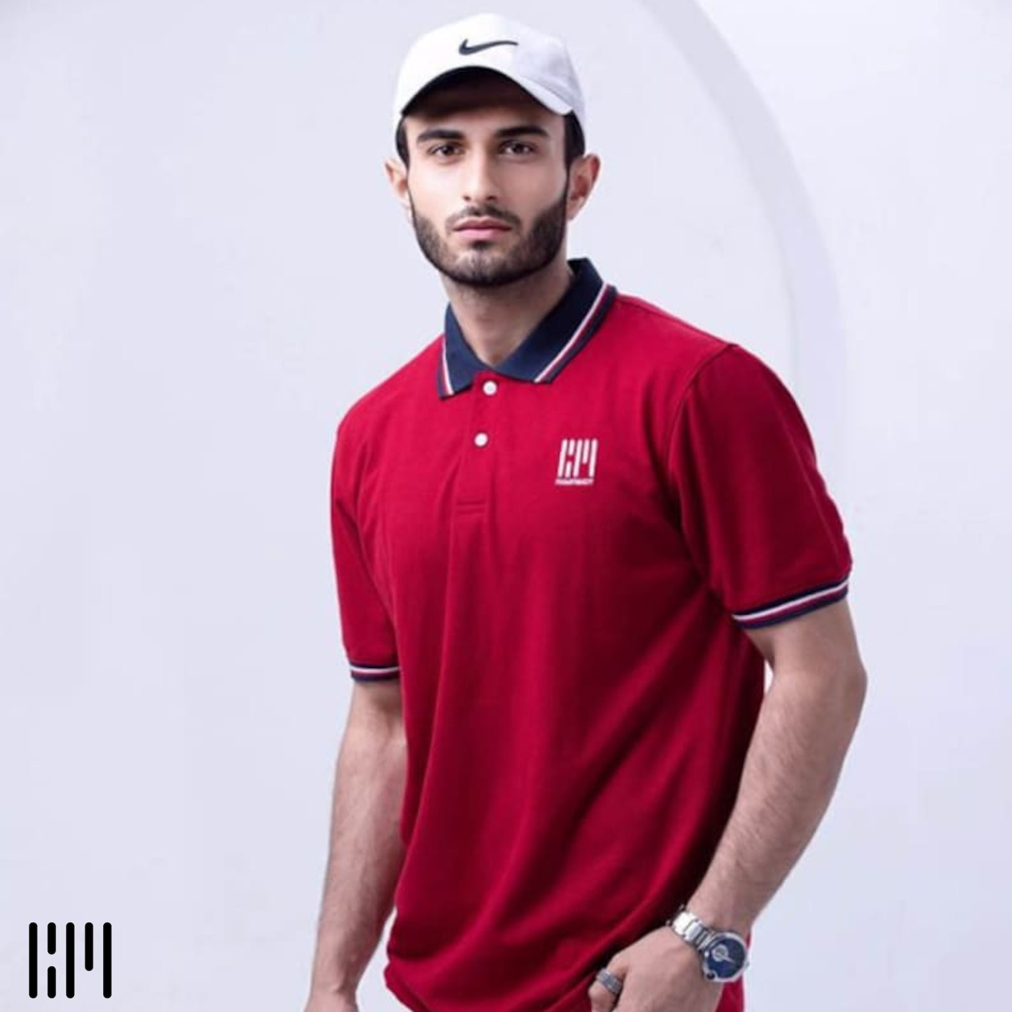 Single Red Emblem Polo Tee main image 1