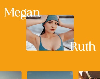 Szablon Webflow — dynamiczny szablon portfolio