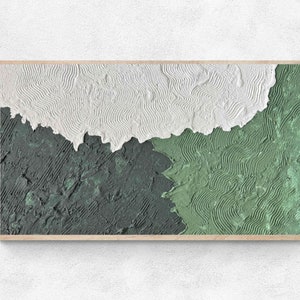 Samsung Rahmen TV Kunst, grün und weiß strukturierte Kunst, abstrakte moderne tv Kunst, sofortiger Download, TV Wallpaper, digitale Kunst, digitaler Download