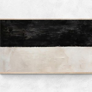 Frame TV Art, Einfache schwarz und beige Strukturierte Kunst, Abstrakte moderne TV-Kunst, Sofort Download, TV-Tapete, Digitale Kunst, Digitaler Download