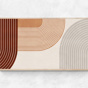 Samsung Frame TV Art, Mid Century Modern Shape Art, Abstract tv art, Instant Download, TV wallpaper, Digital Tv Art, Digital Download