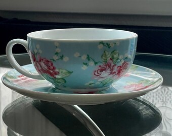 Rex Table English Rose Large Cup and Saucer. Excellent condition,  Cup is approx 12cm