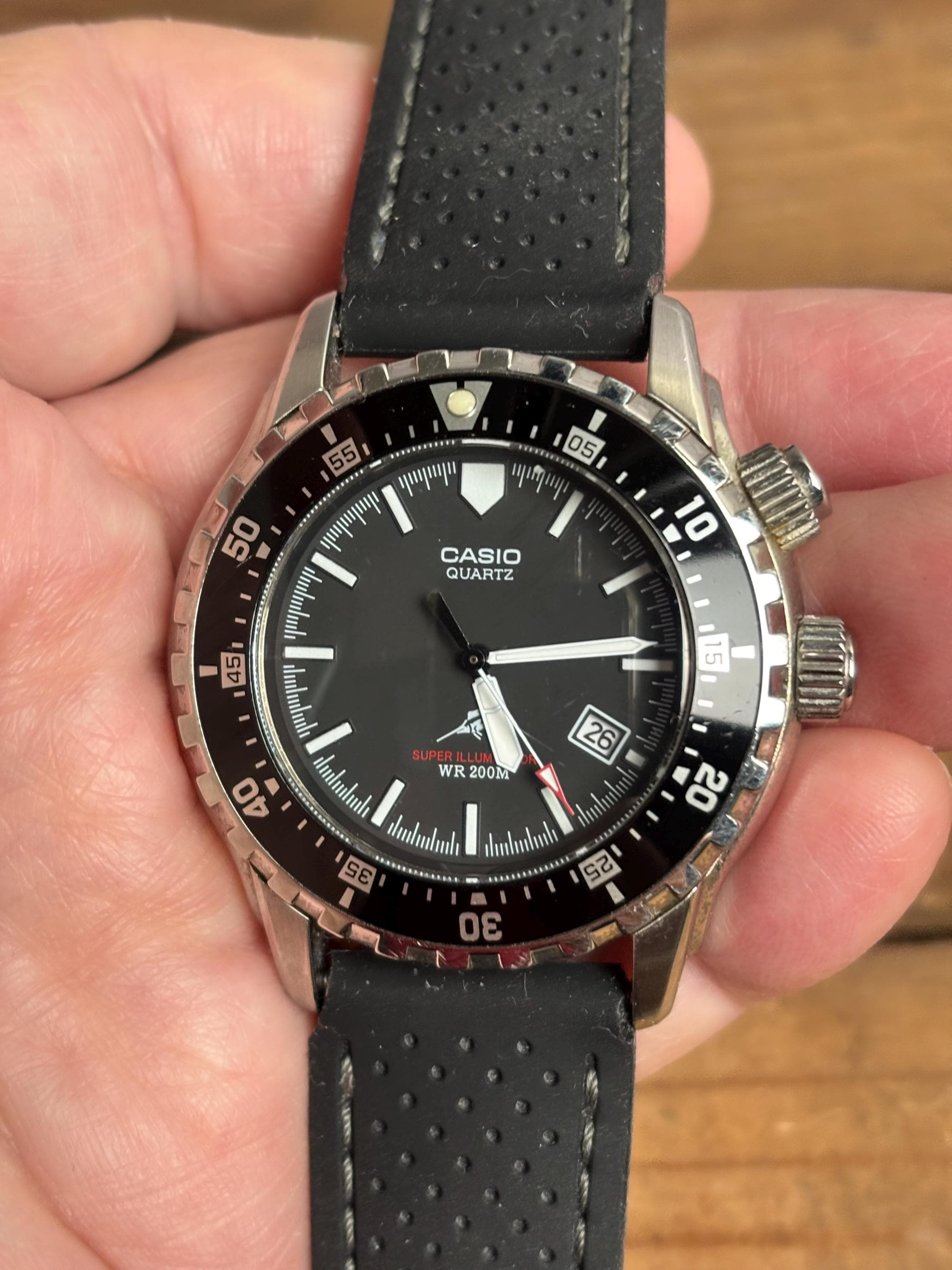 Vintage Casio Casio Marlin Mdv 102 Super Illuminator Casio